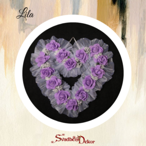Dekorativno srce S8 lila