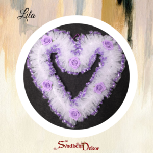 Dekorativno srce S7 lila